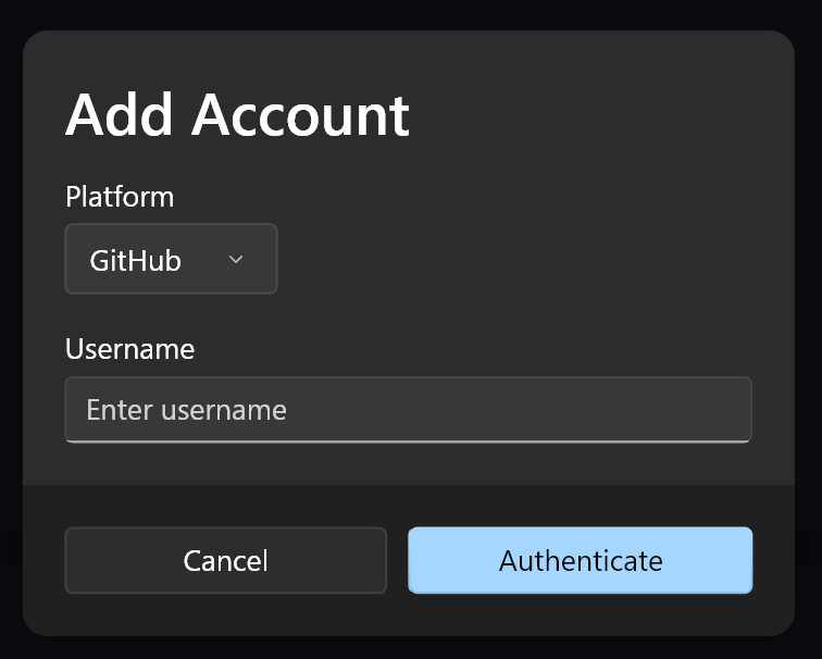 GitHub Integration screenshot